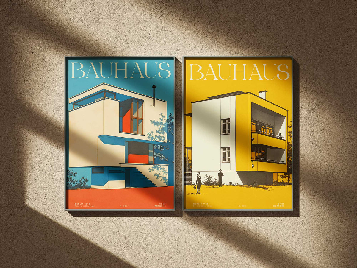 Bauhaus Series – Modern Art Posters Inspired by the Bauhaus Movement