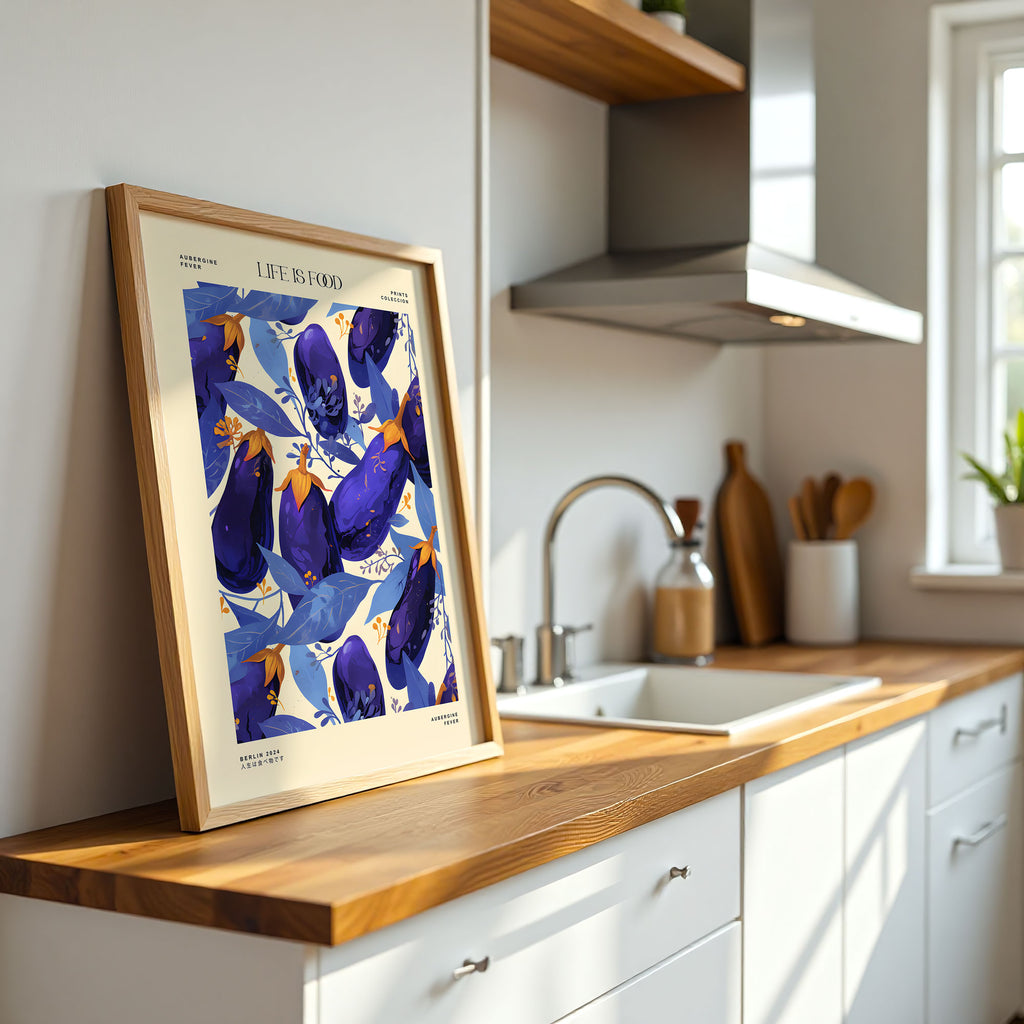 AUBERGINE-POSTER - XXL