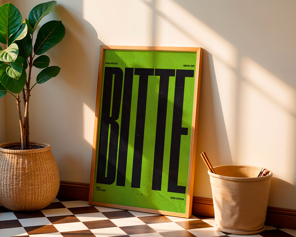 BITTE POSTER - XXL