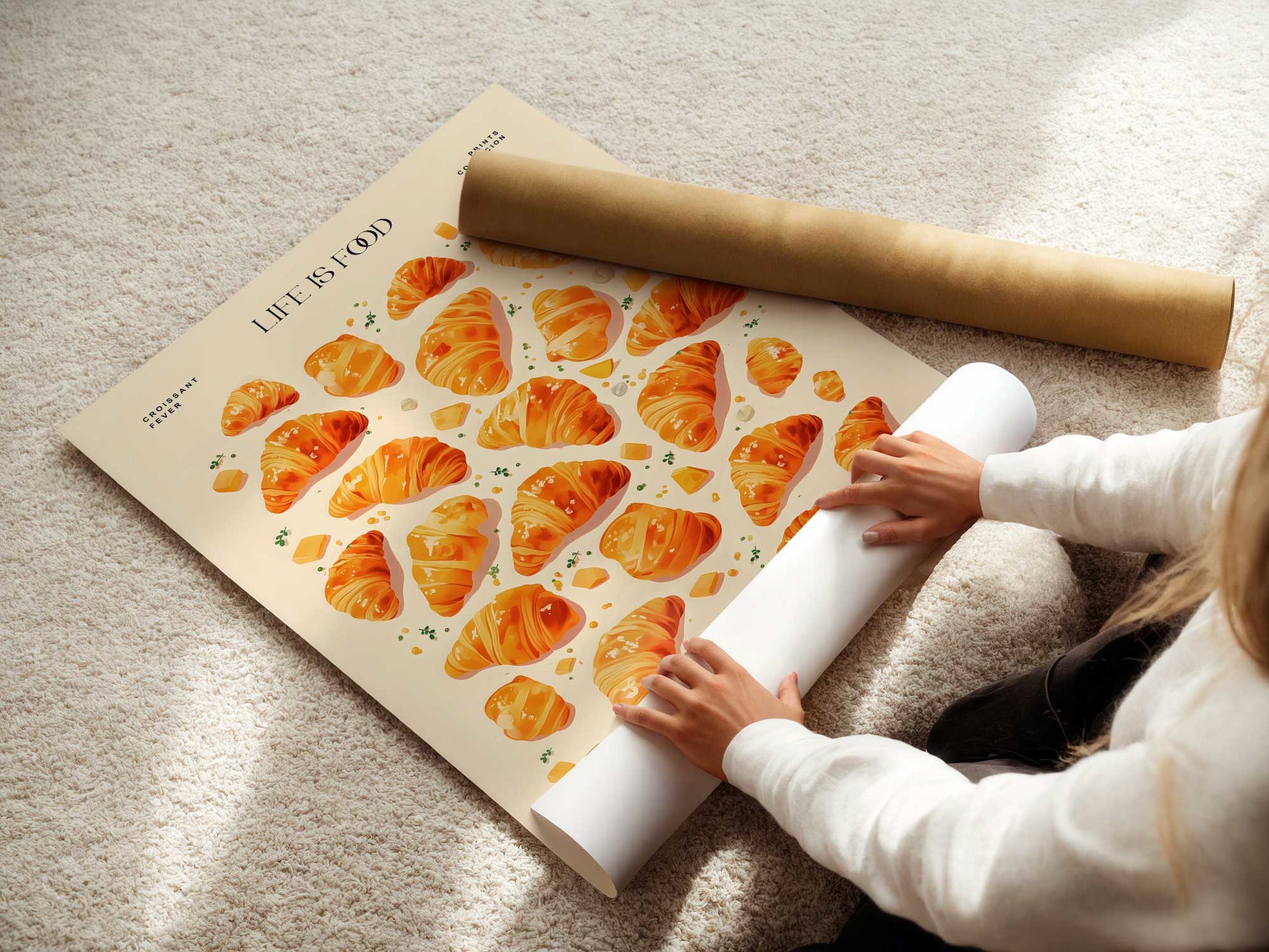 Croissant-Poster - XXL