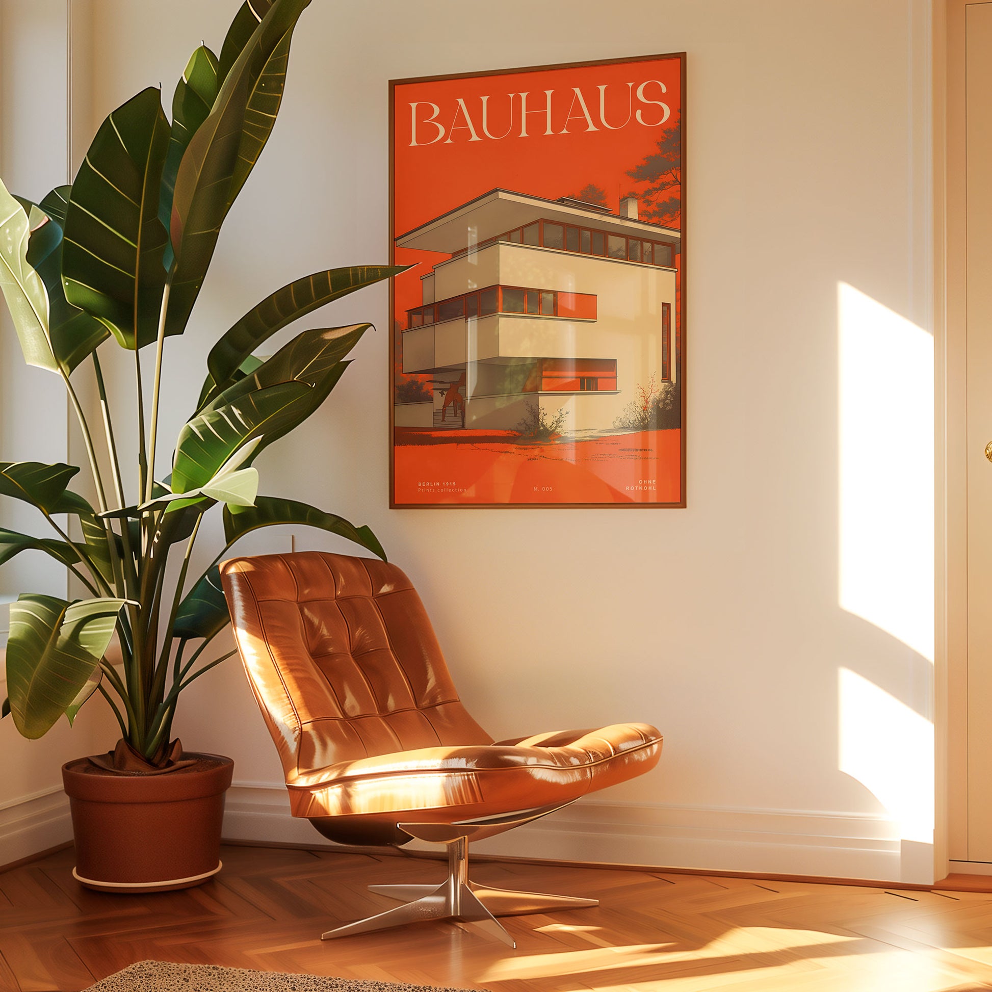 ORANGES BAUHAUS POSTER