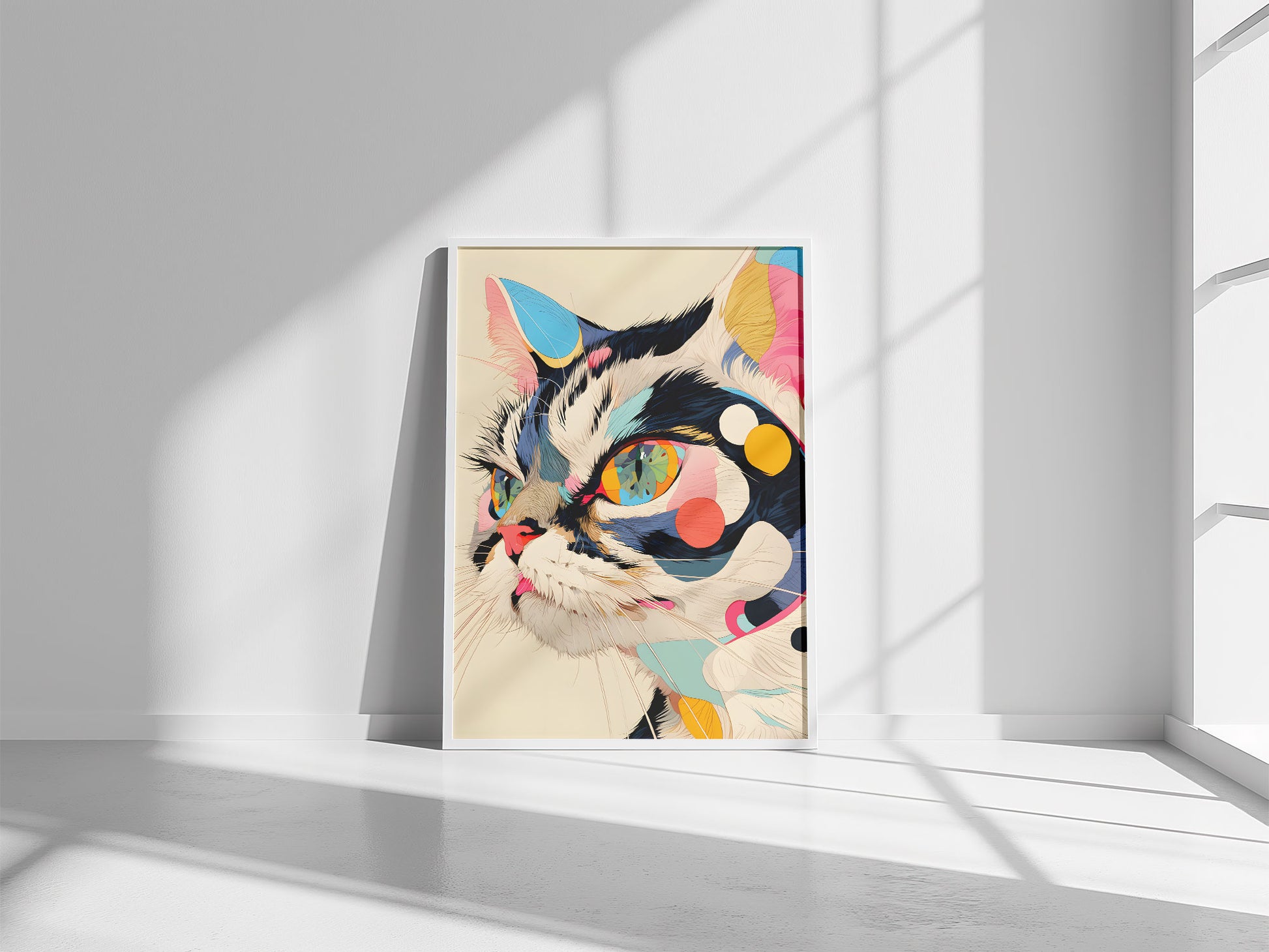 PSYCHEDELISCHE KATZE - XXL