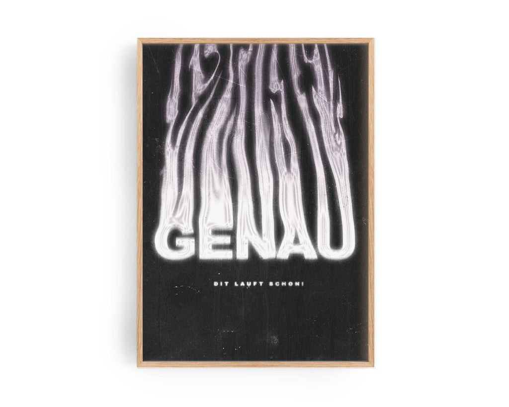 GENAU POSTER - Dit klappt sowieso