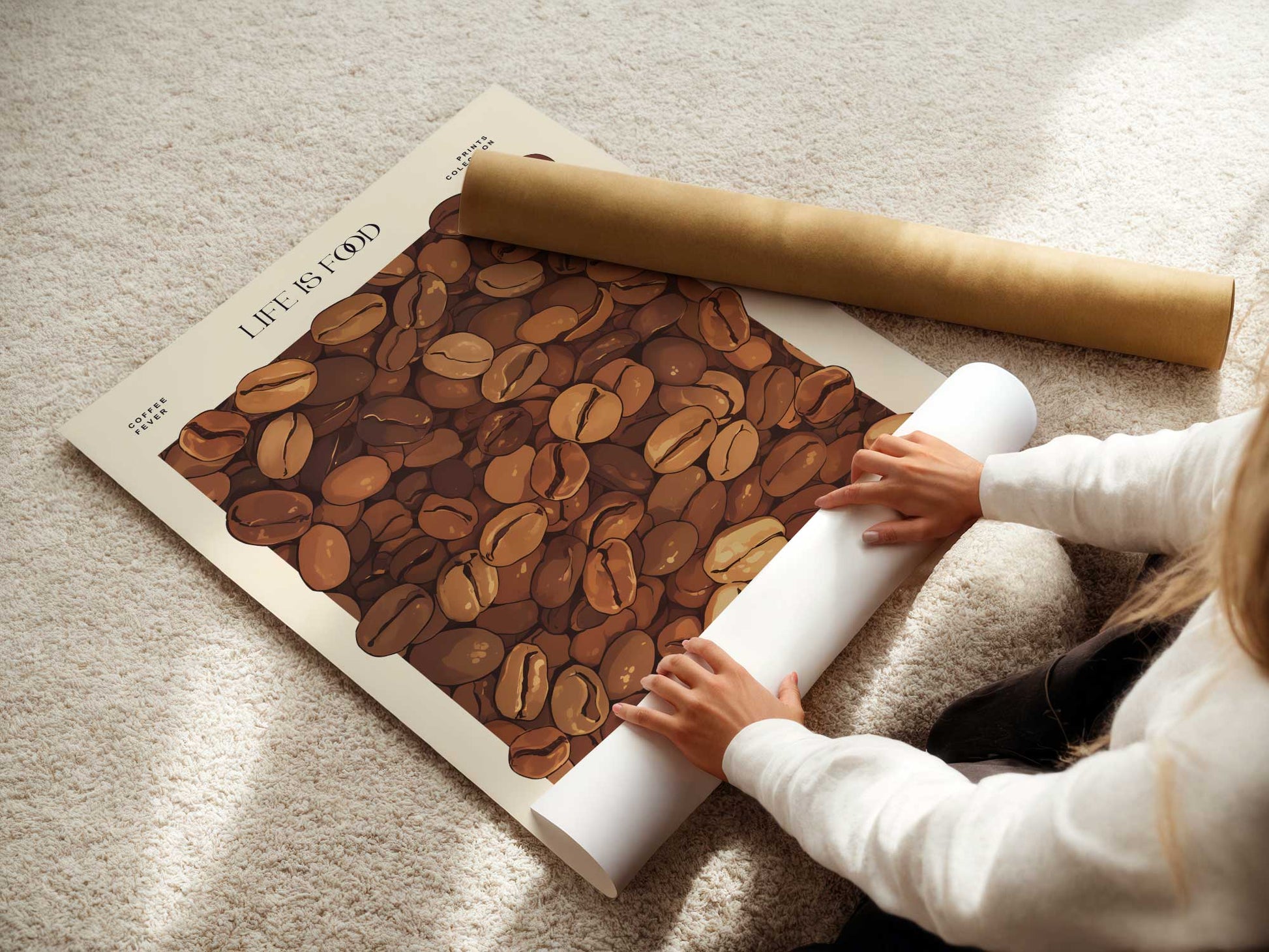 KAFFEE BEANS POSTER - XXL