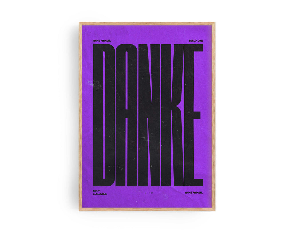 DANKE POSTER