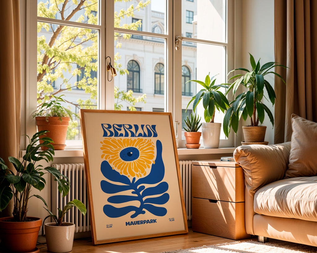 BERLIN FLOWER POSTER