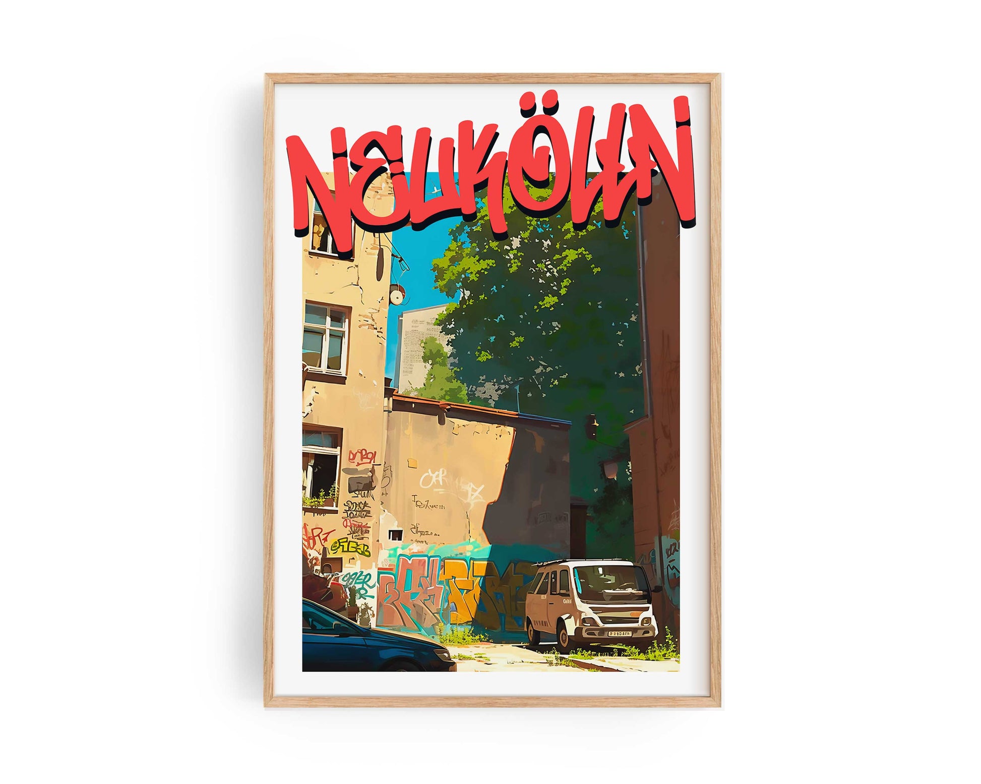 NEUKÖLLN GRAFFITI POSTER