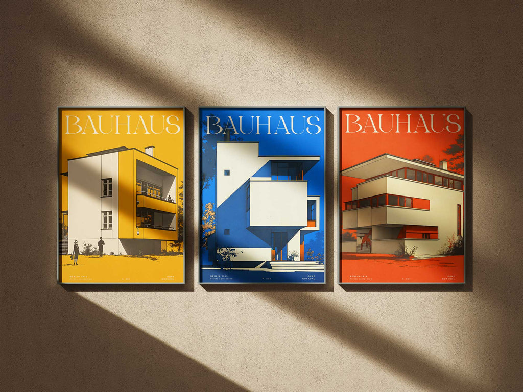 GELBES BAUHAUS POSTER