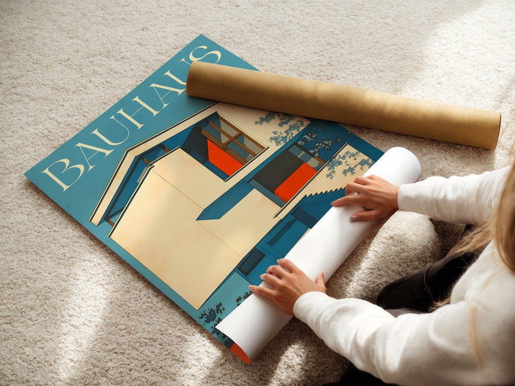 BAUHAUS ARCHITEKTUR POSTER