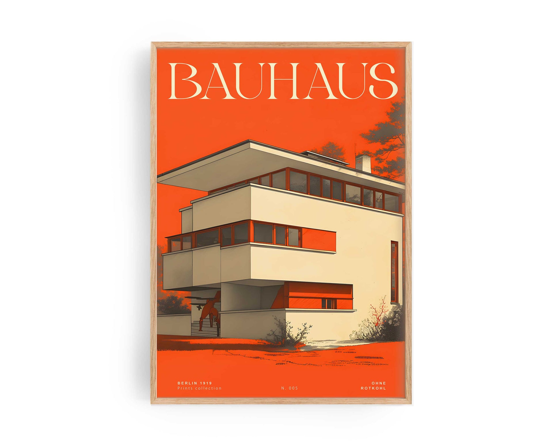 ORANGES BAUHAUS POSTER
