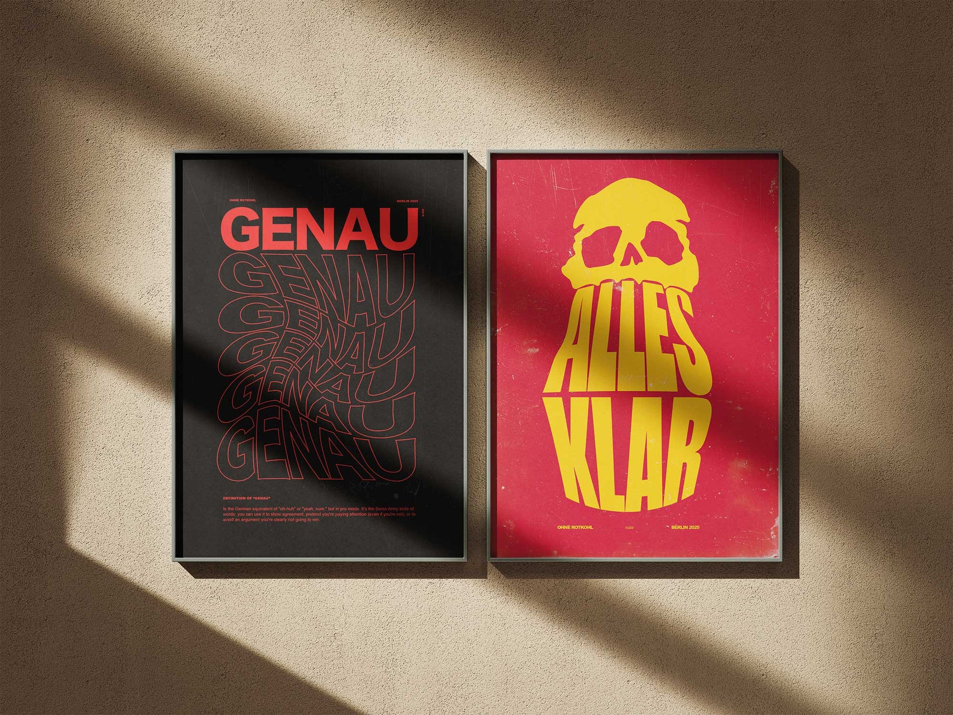 ALLES KLAR POSTER - XXL