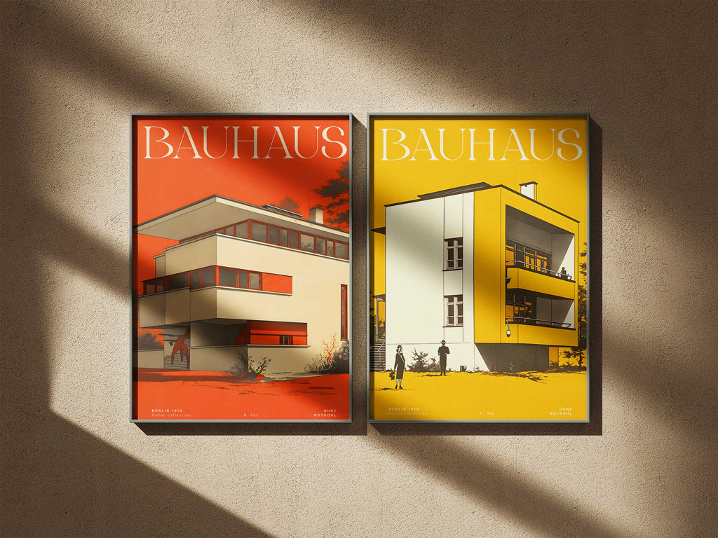 ORANGES BAUHAUS POSTER
