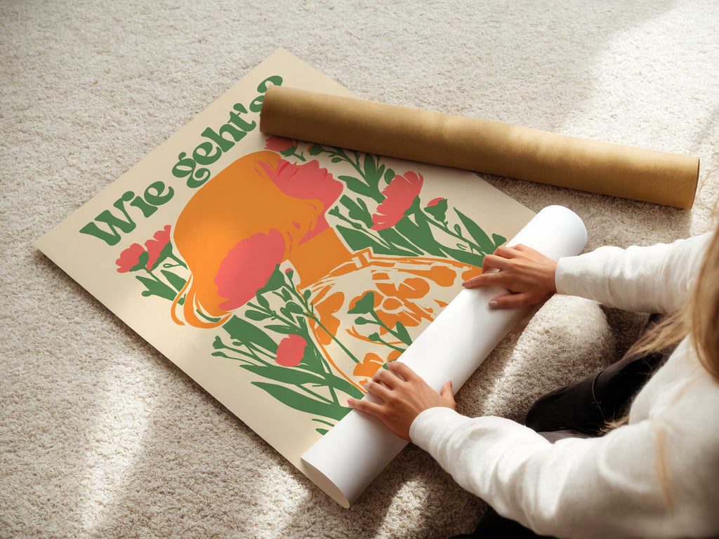 WIE GEHT'S POSTER - XXL