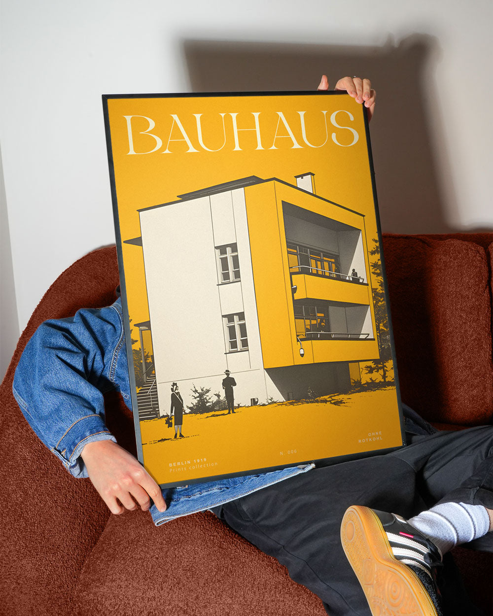 GELBES BAUHAUS POSTER - XXL