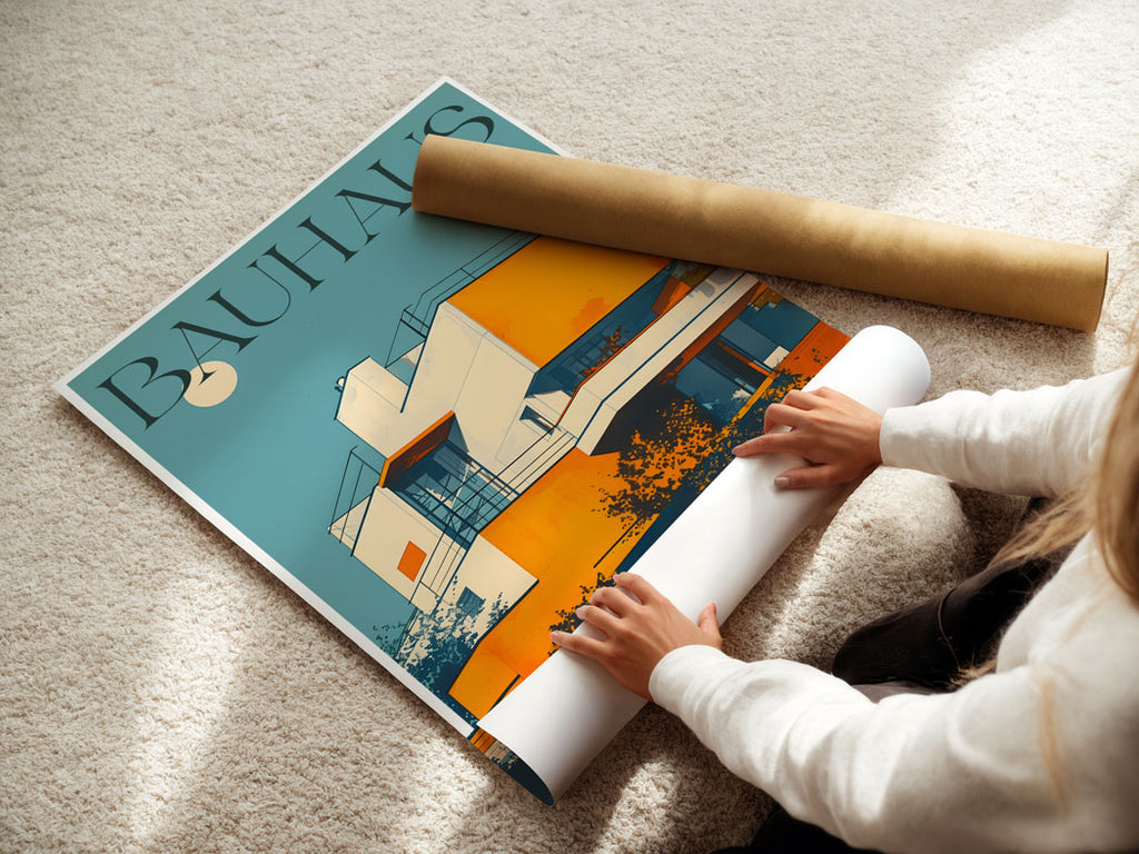 BLUE SKY BAUHAUS POSTER - XXL