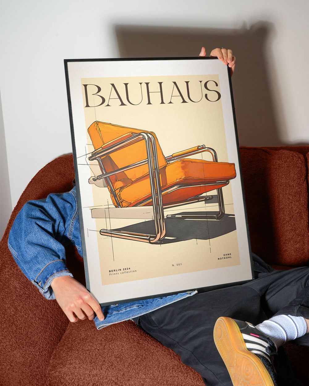 ORANGER BAUHAUS POSTER - XXL