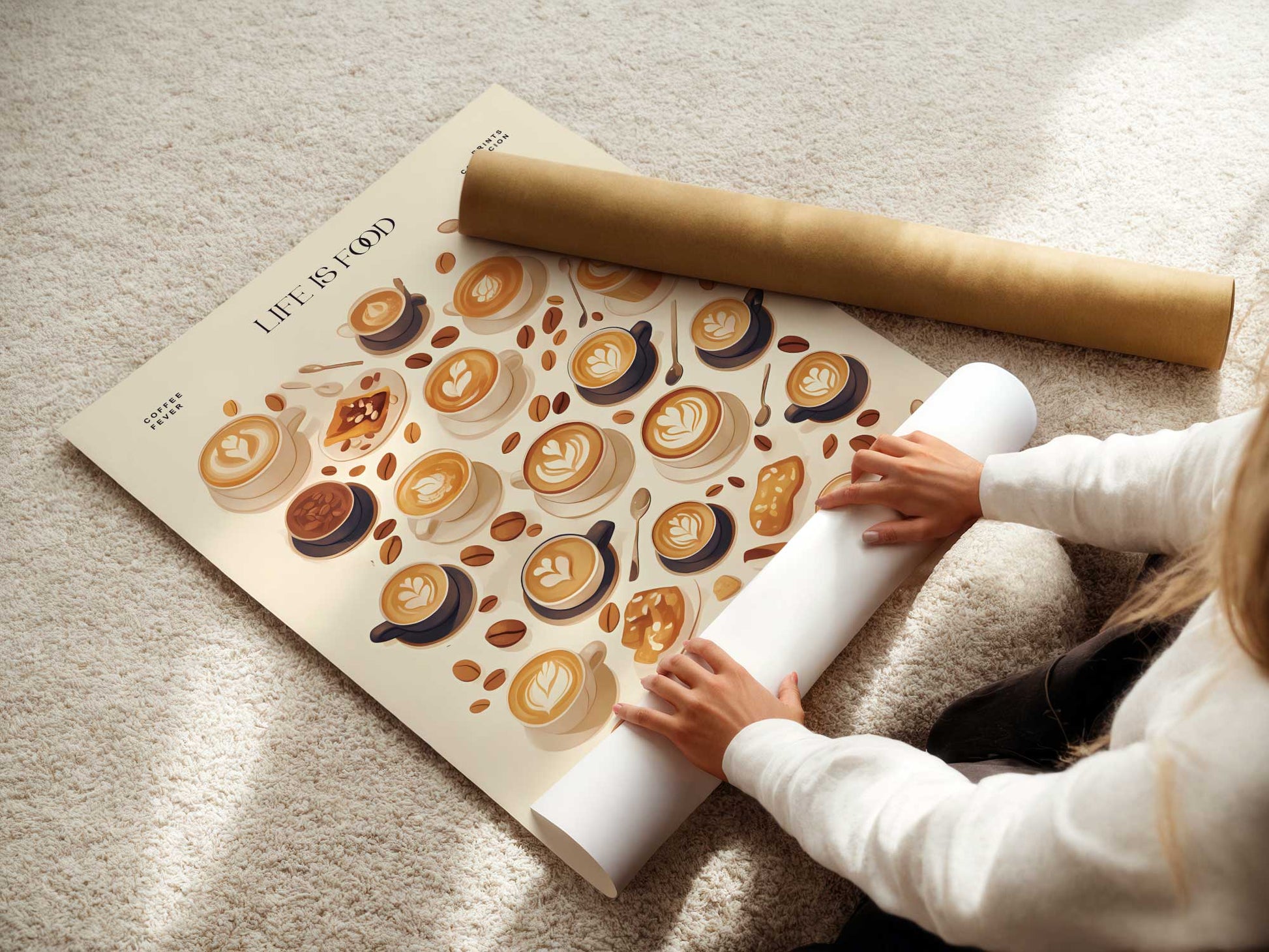 CAPUCCINO-FIEBER-POSTER - XXL