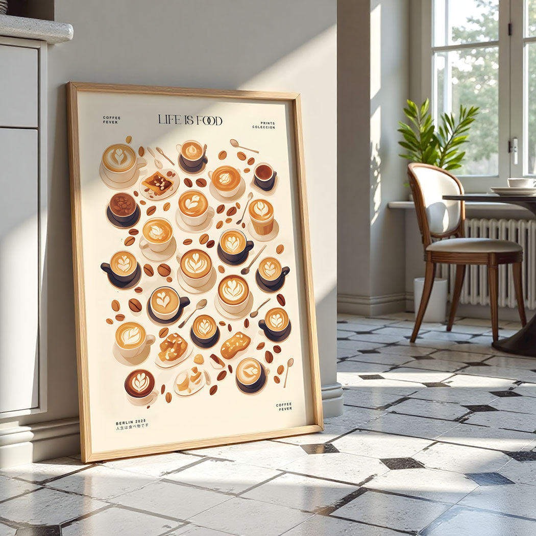 CAPUCCINO-FIEBER-POSTER - XXL