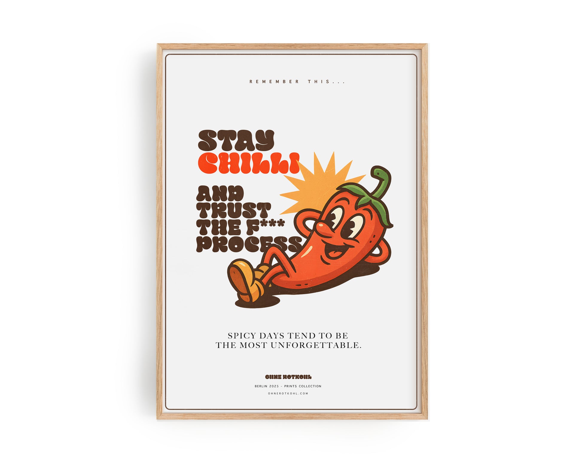 STAY CHILLI POSTER