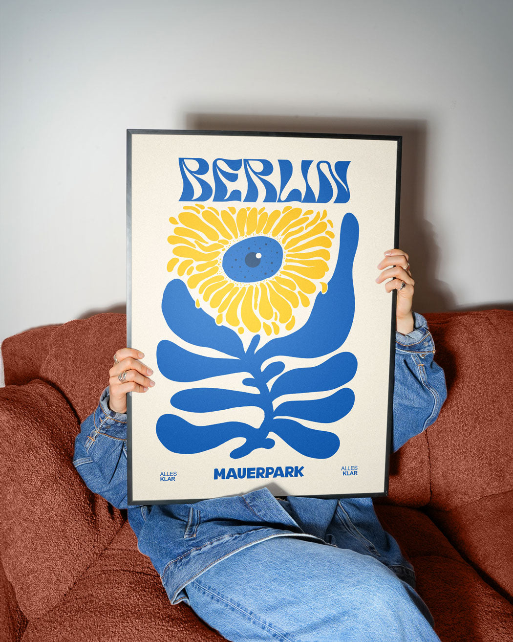 BERLIN BLUMENPOSTER – XXL