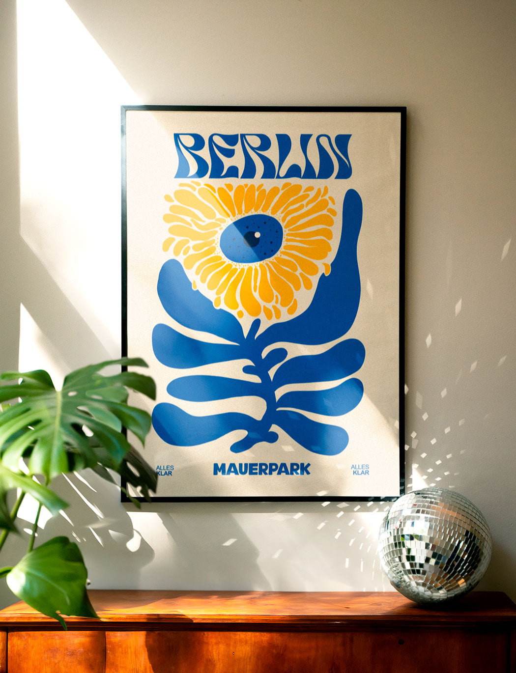 BERLIN BLUMENPOSTER – XXL