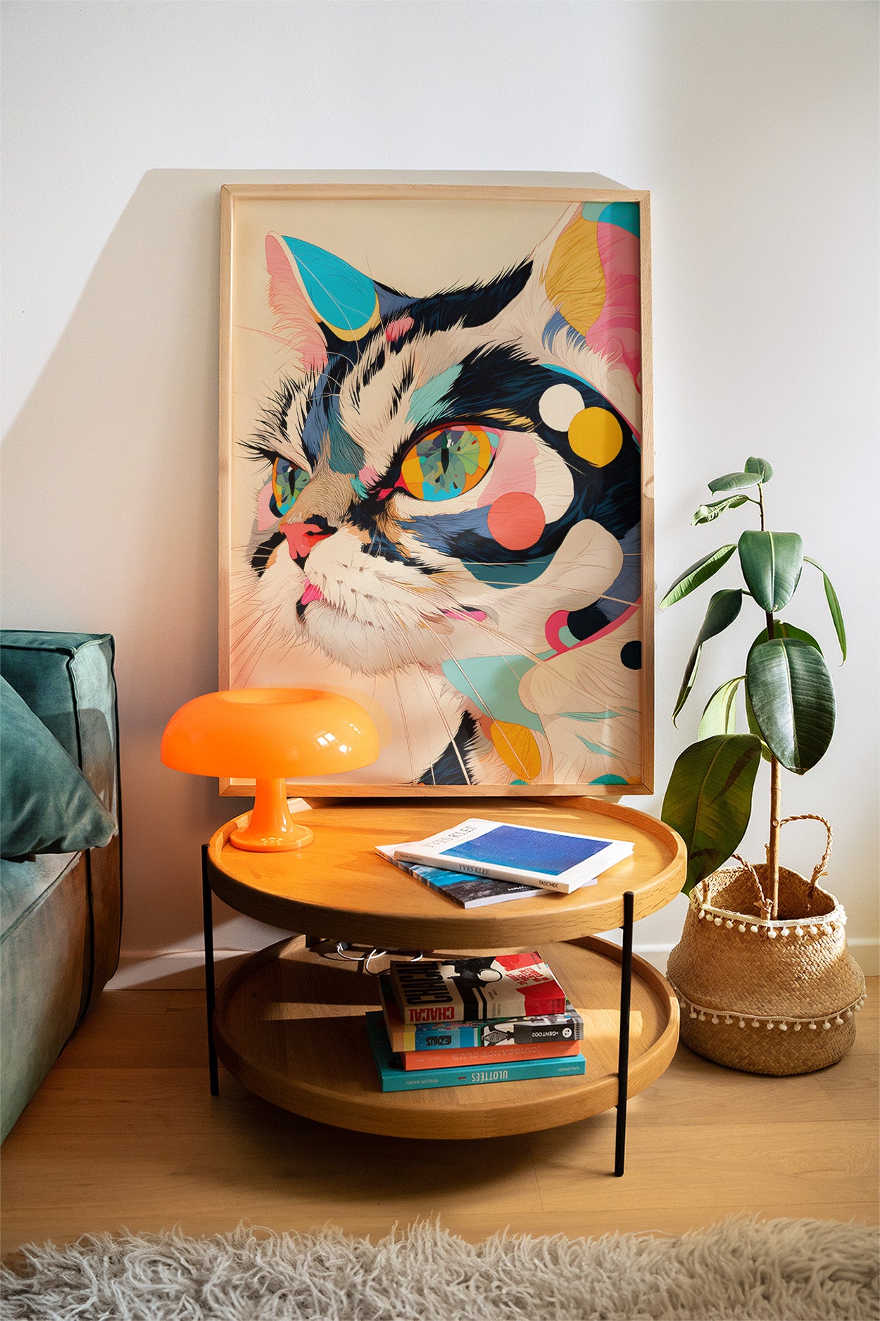 PSYCHEDELISCHE KATZE - XXL