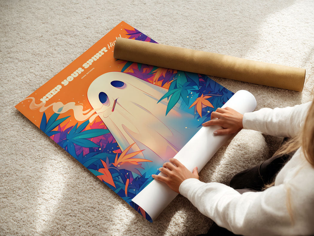 Poster „Halte deinen Geist hoch“ – XXL