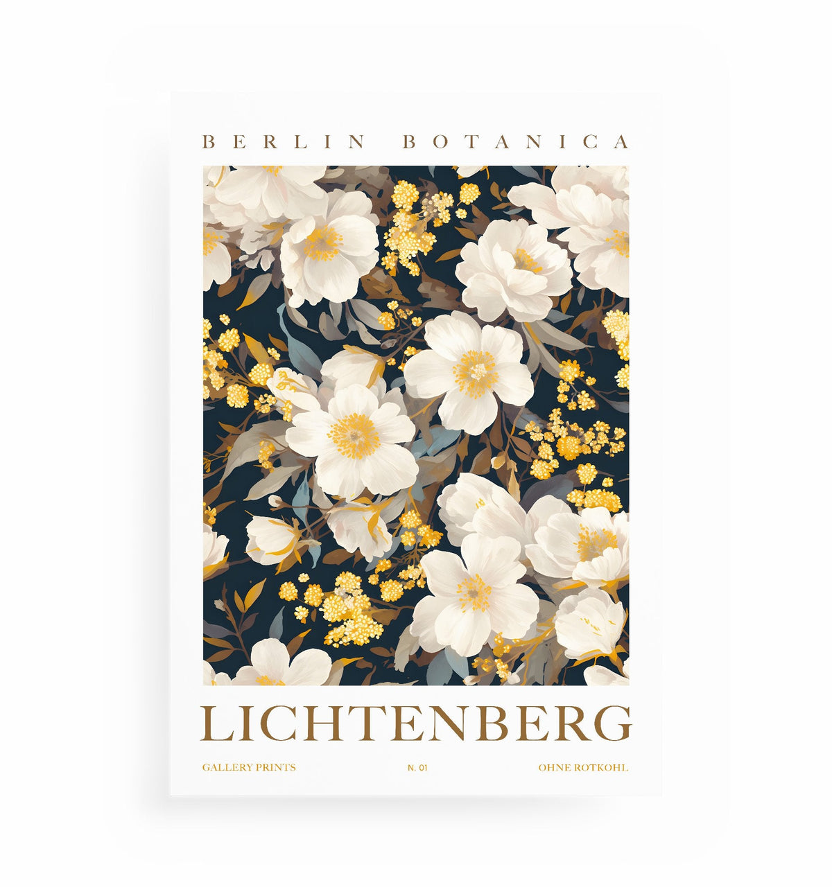 LICHTENBERG-POSTER, Kunstdruck ohne Rahmen von Ohne Rotkohl