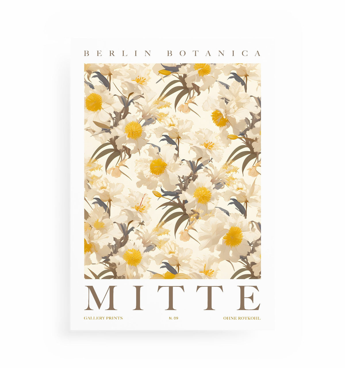 MITTE POSTER, Kunstdruck ohne Rahmen von Ohne Rotkohl