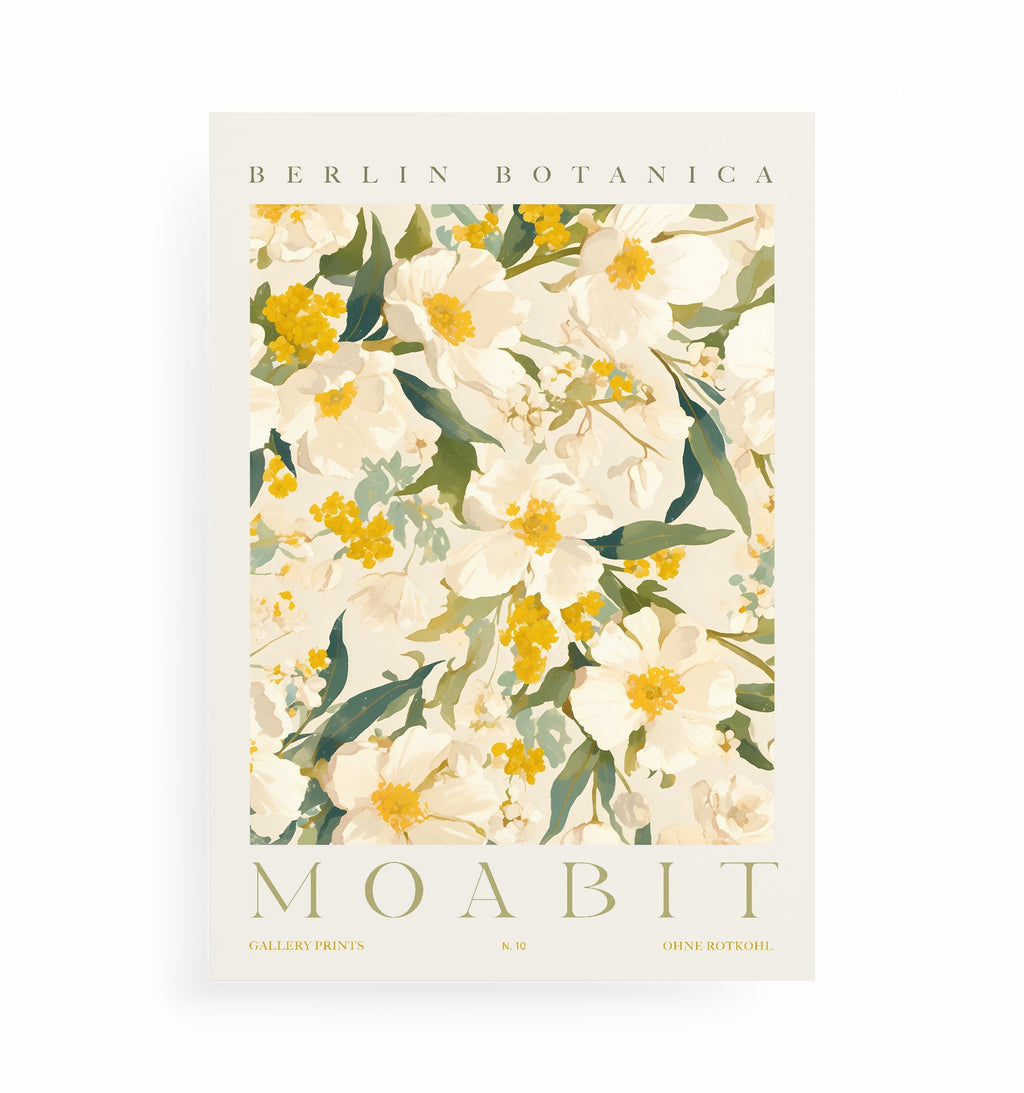 MOABIT-POSTER, Kunstdruck ohne Rahmen von Ohne Rotkohl