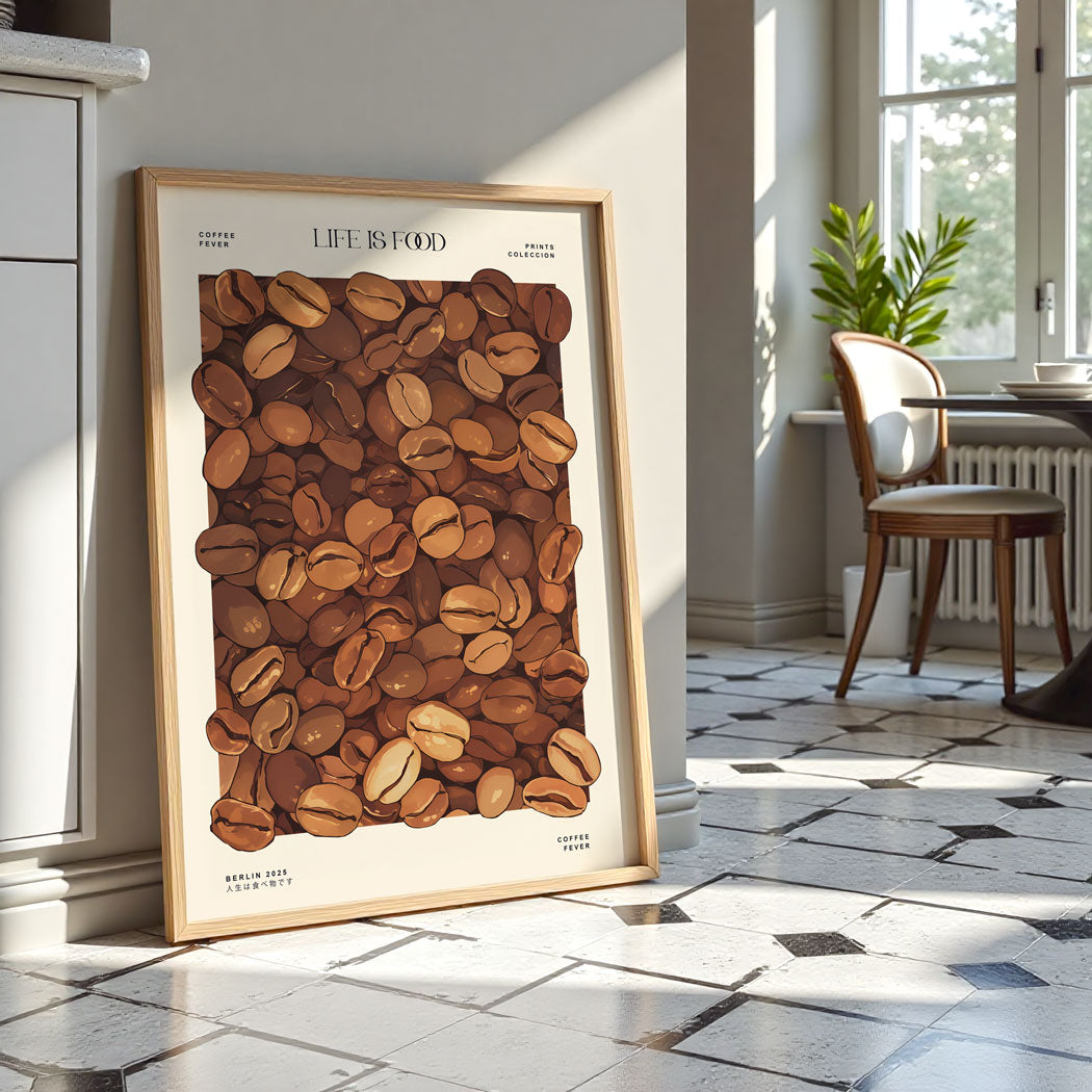 KAFFEE BEANS POSTER - XXL