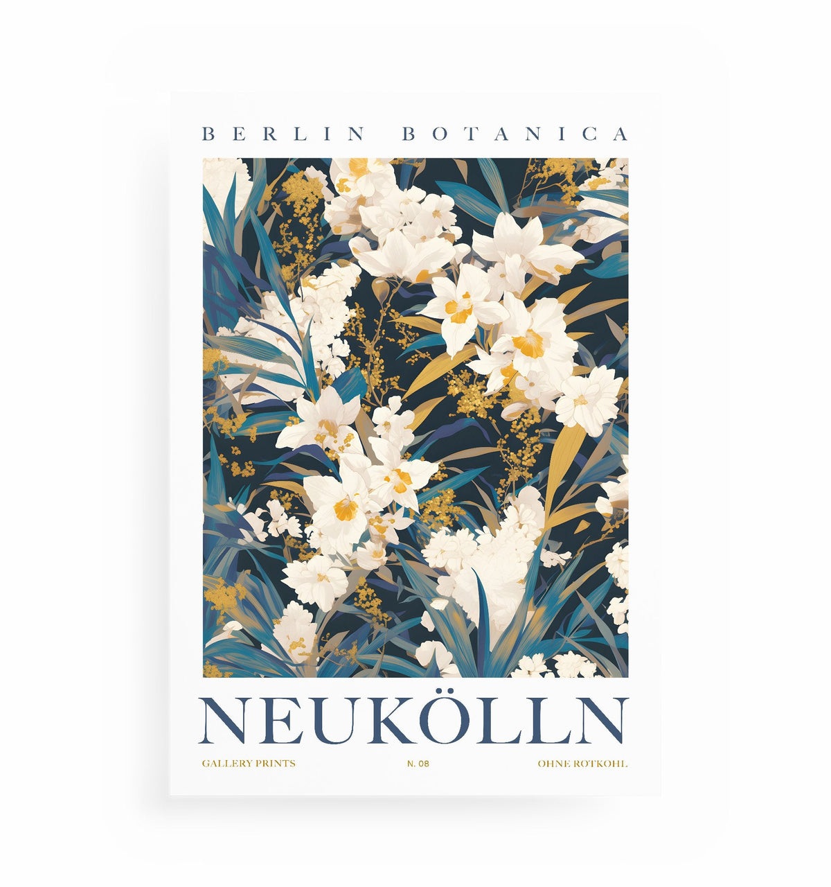 NEUKÖLLN POSTER, Kunstdruck ohne Rahmen von Ohne Rotkohl