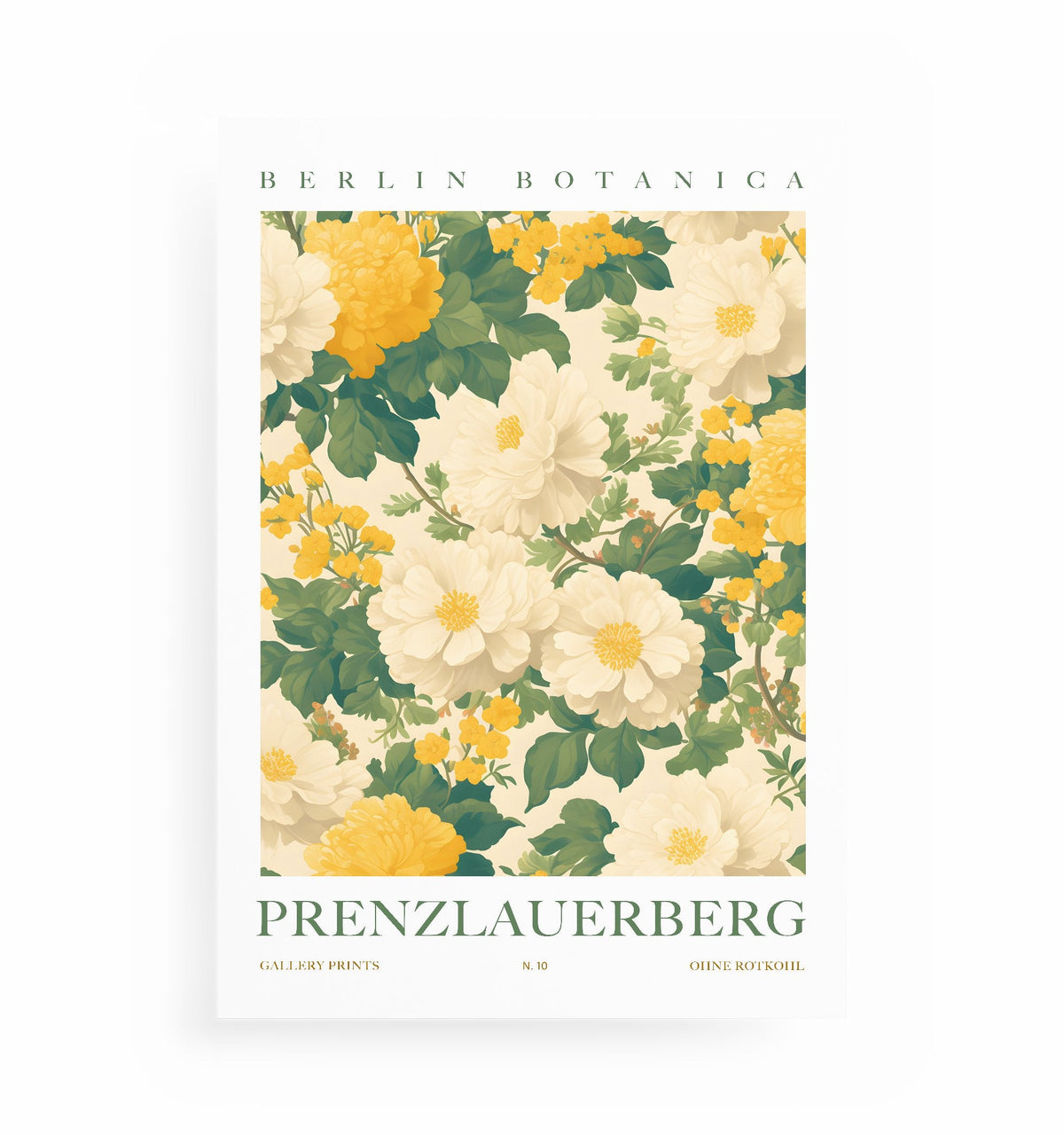 PRENZLAUERBERG POSTER, Kunstdruck ohne Rahmen von Ohne Rotkohl