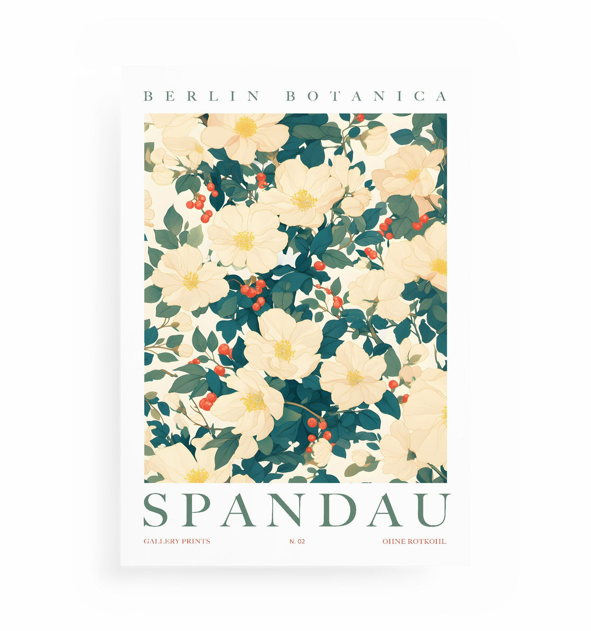 Spandau-Poster, Kunstdruck ohne Rahmen von Ohne Rotkohl