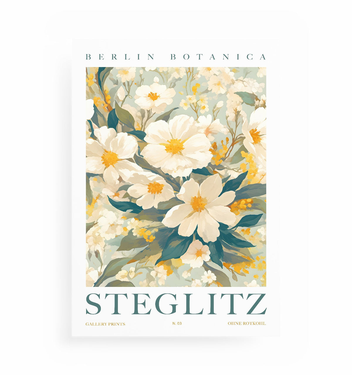 STEGLITZ-POSTER, Kunstdruck ohne Rahmen von Ohne Rotkohl