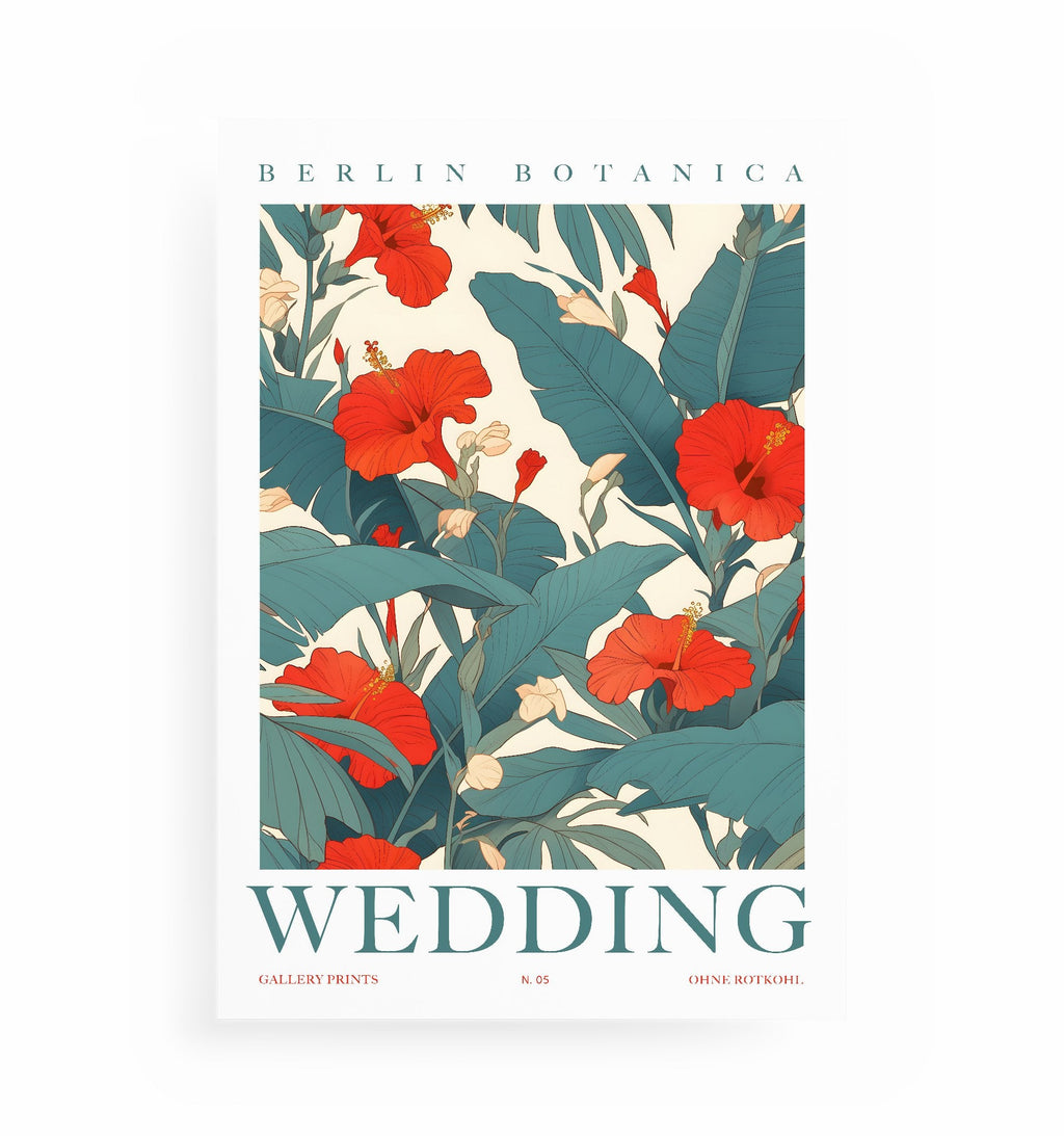 BERLIN-WEDDING POSTER, Kunstdruck ohne Rahmen von Ohne Rotkohl